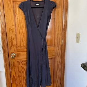 REFORMATION carina dress in deep purple/blue XS